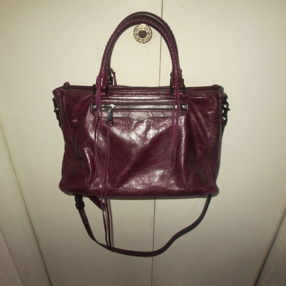 Rebecca Minkoff Handbags - Rebecca Minkoff Regan Burgundy Satchel Tote Purse